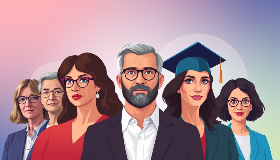 Miami talent development initiatives featuring academic leaders in stylized collage.