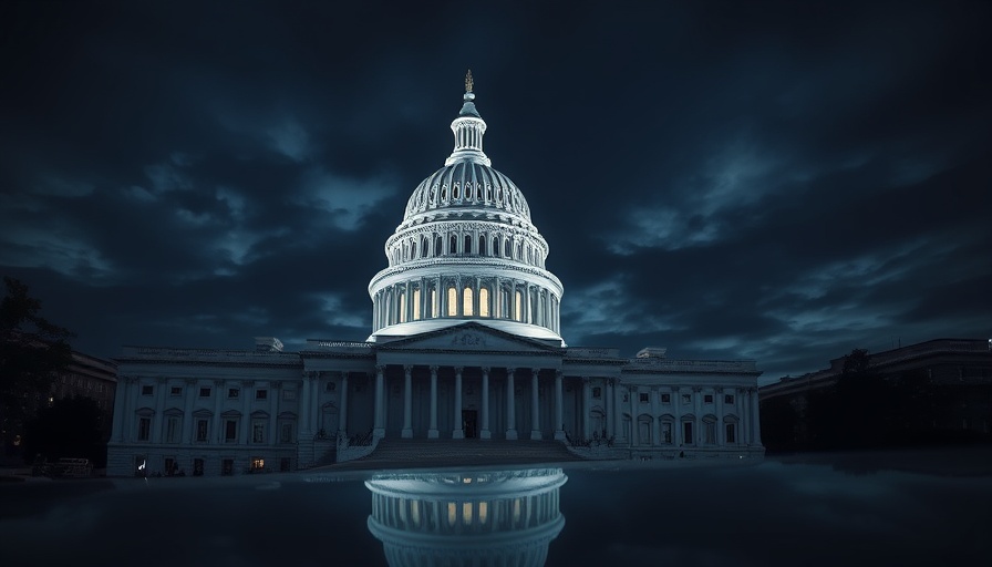 Night view of Capitol building related to Venezuelan immigrants deportation protection.