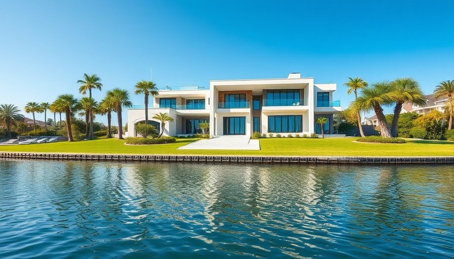 Luxurious mansion for sale in Fort Lauderdale by water.