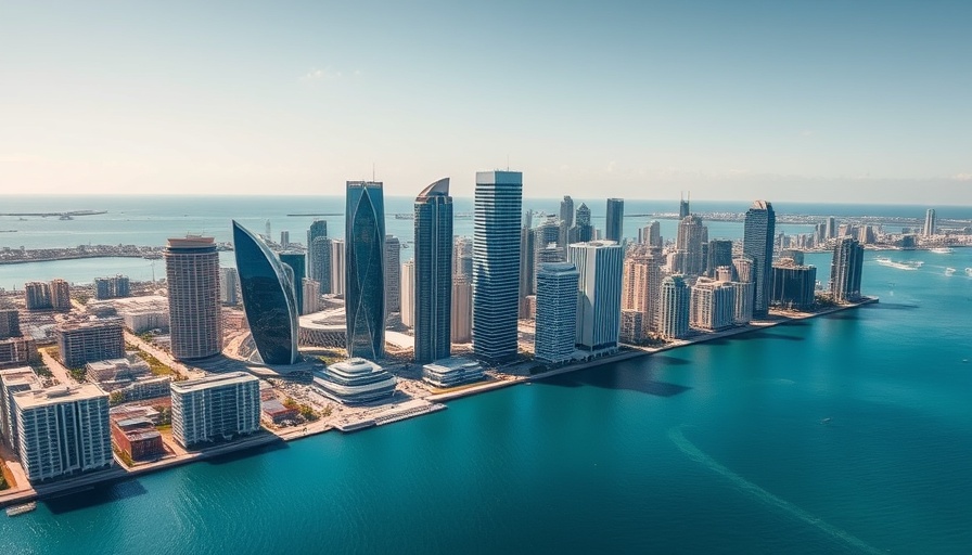 Aerial view of Miami skyline illustrating real estate trends.