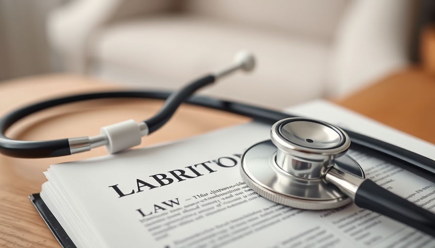 Stethoscope and pregnancy test on abortion law book, Florida minor abortion waiver law context.