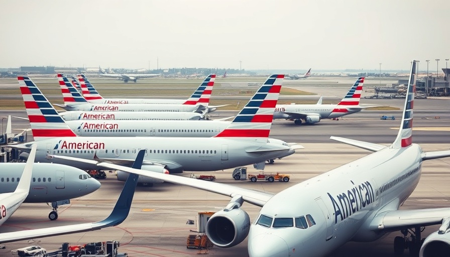 American Airlines planes at Chicago O'Hare showcasing growth.