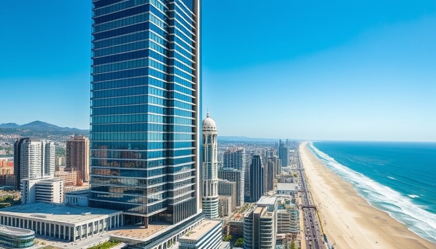 Onyx Tower for sale in Hallandale Beach, modern skyscraper view.