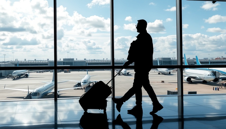 Traveler silhouette in Newark airport terminal with planes, Cheap Newark Flights.