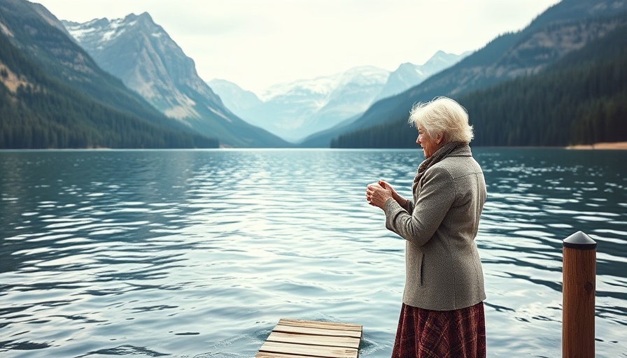Scenic view of couple enjoying lake with Delta SkyMiles Reserve Amex Card benefits.