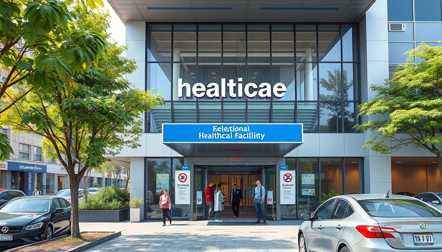 Mount Sinai Medical Center Blue Lagoon urgent care facility entrance.