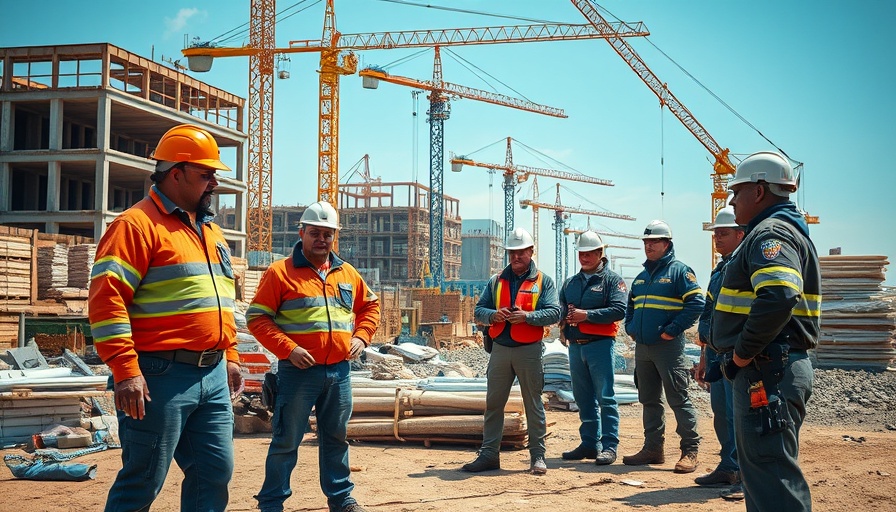 ICE agents at Florida construction site amidst labor market raid