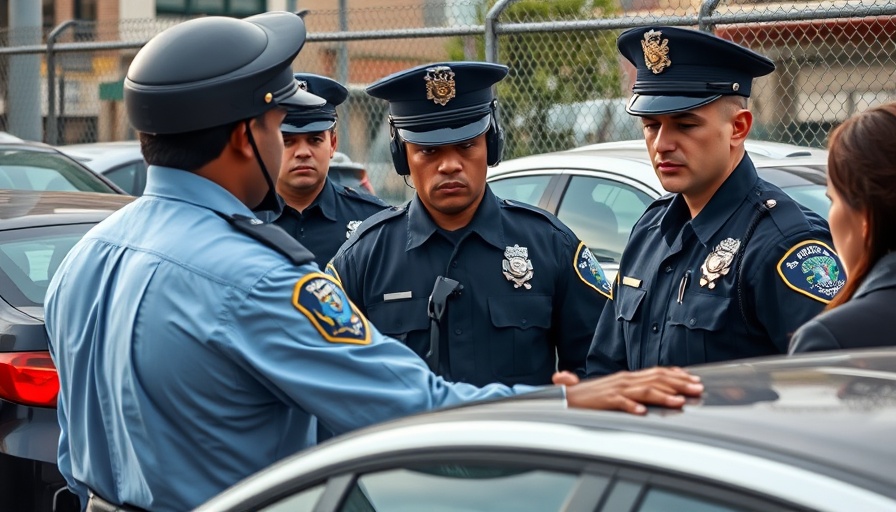 Florida Operation Dragon Eye in action with police officers.