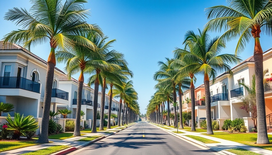 South Florida residential sales; modern neighborhood with luxury homes.