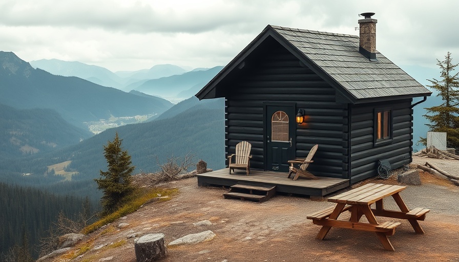 Marriott Bonvoy Postcard Cabins - serene mountain view with cozy cabin.