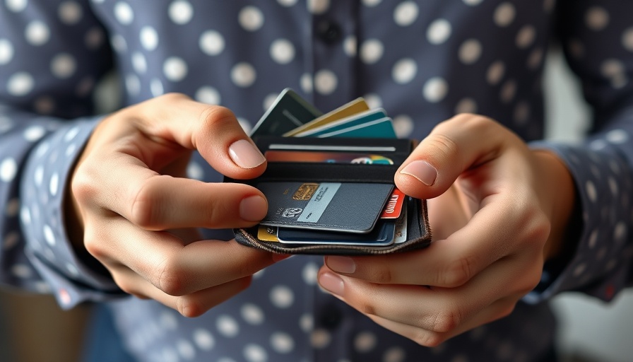 Wallet full of credit cards held by person in polka dot shirt, best travel credit cards for Florida homeowners.