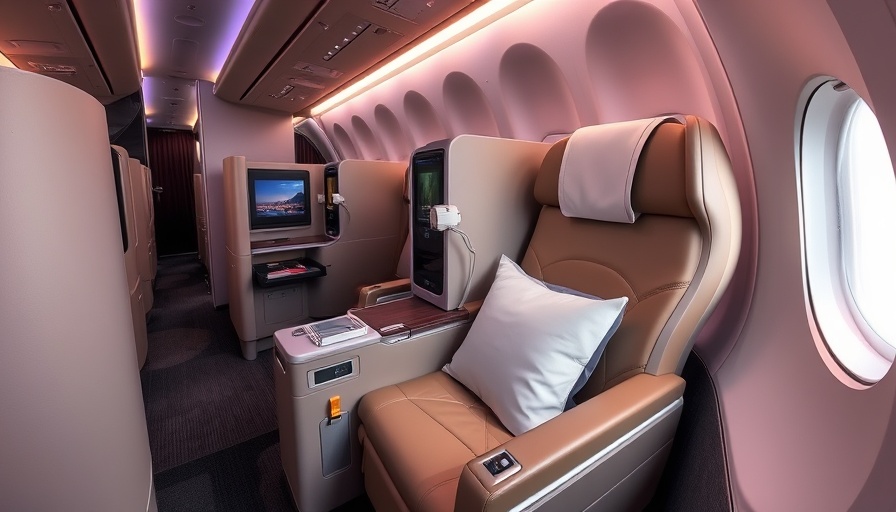 Seattle-Tokyo flights with Boeing 787 Dreamliner business class seat