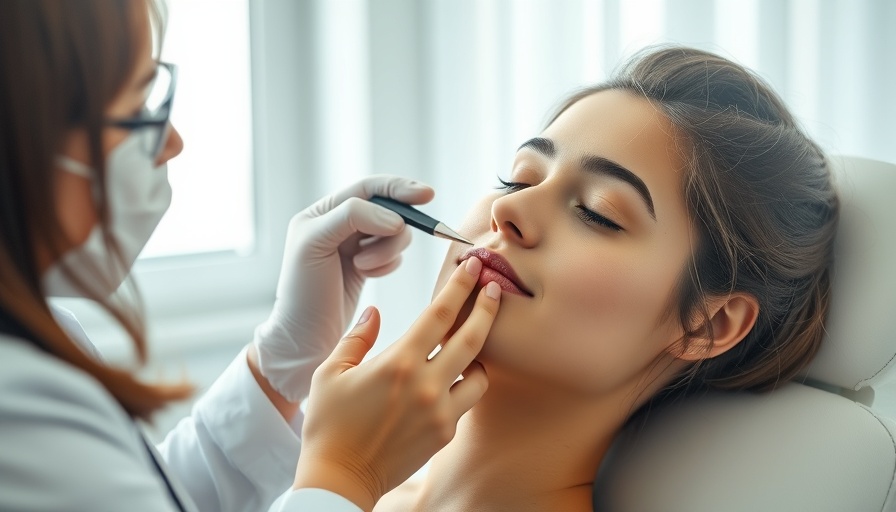 Professional skin checkup in Florida clinic focused on health and care.