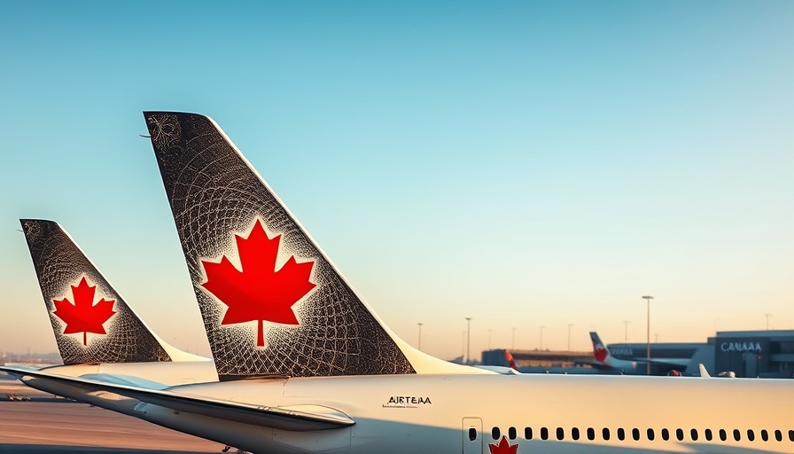 Air Canada airplane tails highlighting Chase Sapphire Reserve Aeroplan Points Offer.