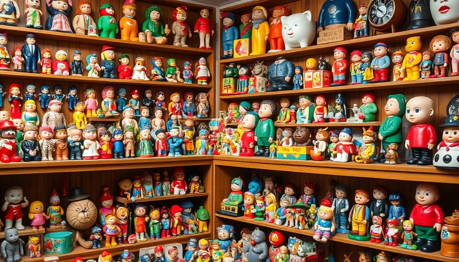 Classic toys at Pop Culture Antique Museum in Englewood, FL.