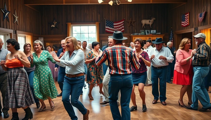 Square dancers in colorful outfits celebrating Seminole County events.