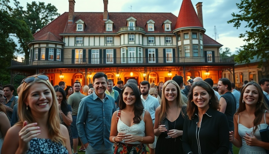 Fall fashion finds and community events: Group at hotel.
