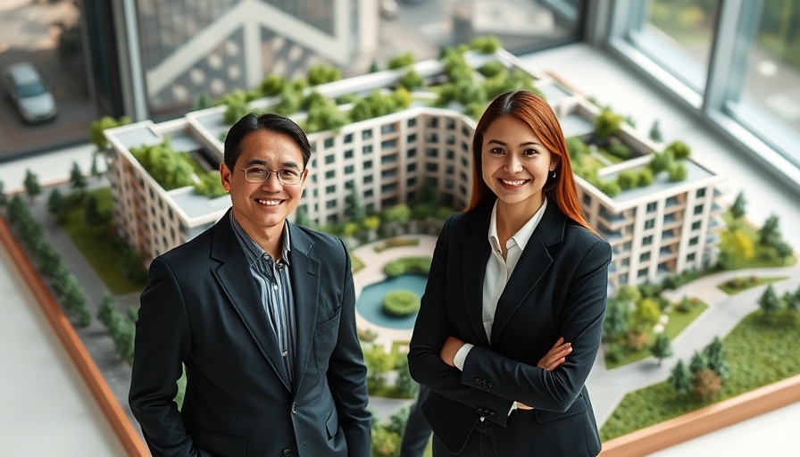 Real estate professionals with multifamily housing model in Riviera Beach.