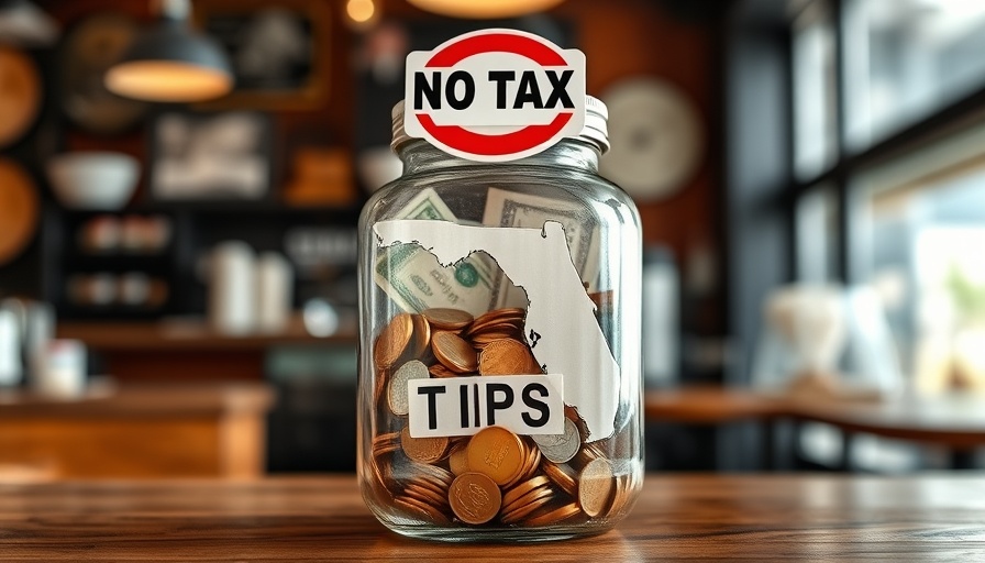 Florida Jobs Eligible for No Tax on Tips Deduction, tip jar image.