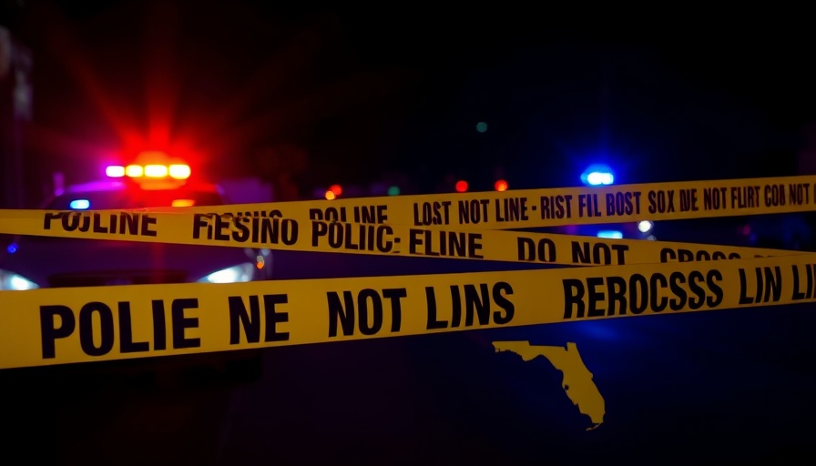 Cost of Police Misconduct in Florida symbolized by police lights and tape.