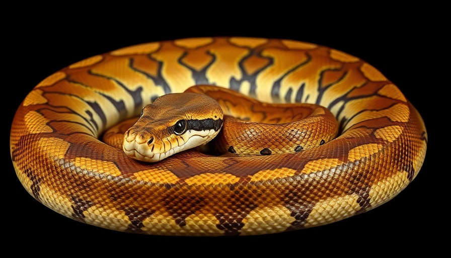 Burmese Python highlighting Florida Burmese Python problem