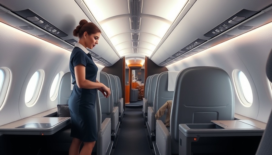 Airline business class cabin highlighting Avios-earning credit cards.