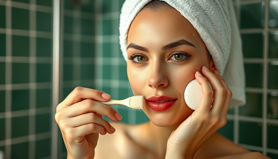 Young woman in bathroom, cleansing face, focus on overwashing your face routine.