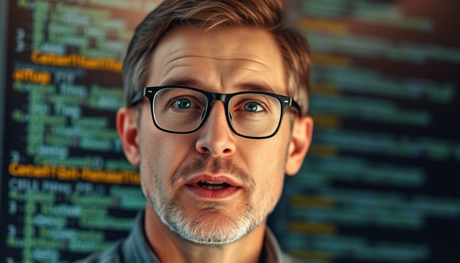 Focused man discusses how to build local LLM application.