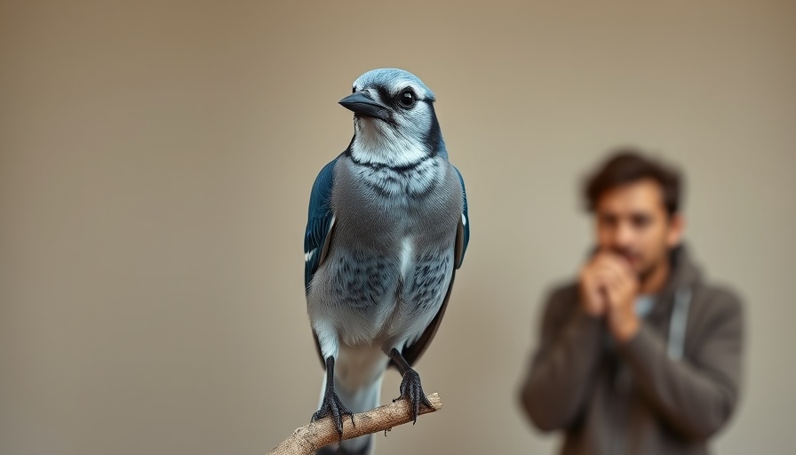 Hybrid Animals Are On the Rise: Blue jay and human interaction