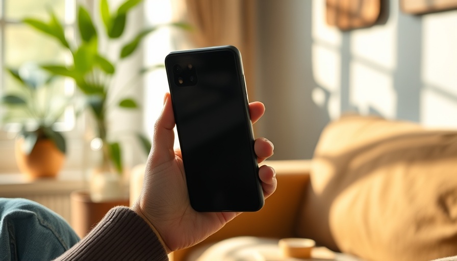 Person using Pixel 10 in a cozy setting with natural light.