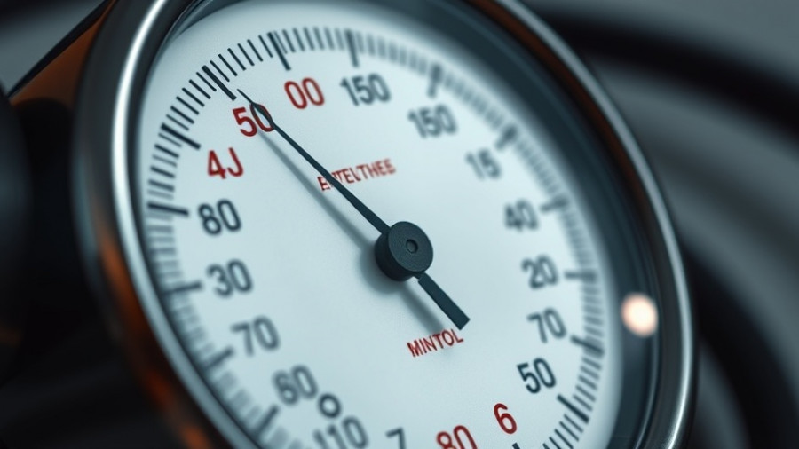 Korotkoff Sounds in Blood Pressure Measurement on a sphygmomanometer gauge.
