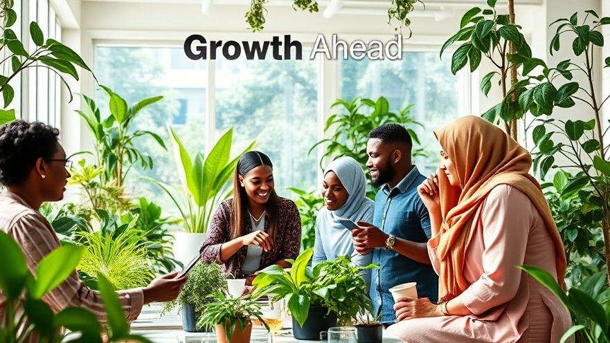 Diverse group of African and Muslim small business owners collaborating, showcasing growth opportunities in 2024.