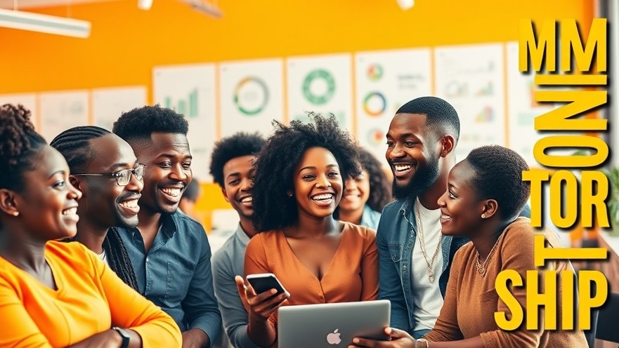 Diverse young African entrepreneurs engaging in mentorship, showcasing passion and creativity.