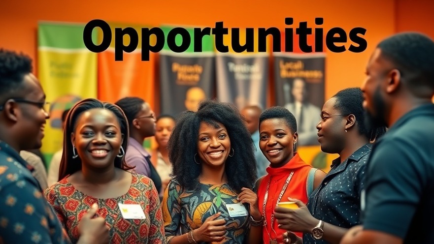 Tanzanian entrepreneurs discuss opportunities at a vibrant networking event.