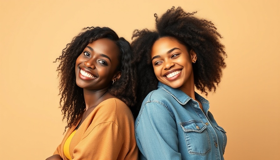 Two friends smiling joyfully, representing African stablecoin.
