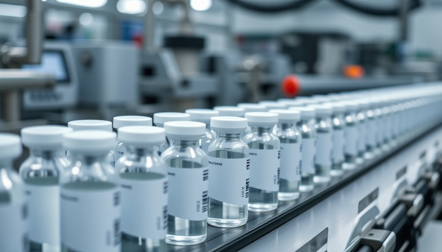 Sterile production line in local healthcare manufacturing.