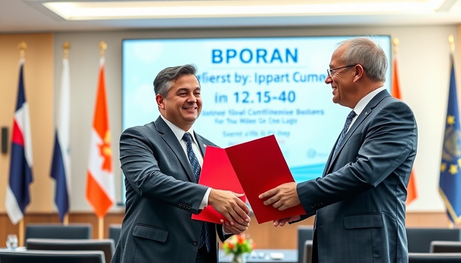 AD Ports Group business agreement signing ceremony.