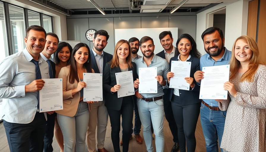 Maersk Castlery Logistics Agreement signing ceremony with a group of professionals.