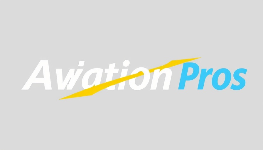 Aviation Pros logo with yellow swoosh, modern typography, transparent background.
