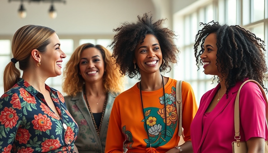 Women in Trade Africa, vibrant and confident, in colorful attire.
