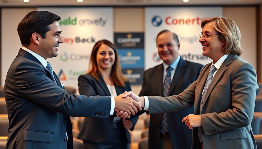 Business professionals sealing Hanseatic acquisition of CNMP agreement.