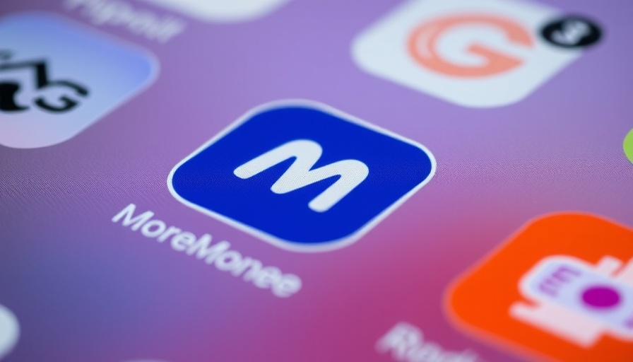 Nigeria Financial Inclusion highlighted by MoreMonee app download prompt on smartphone screen.