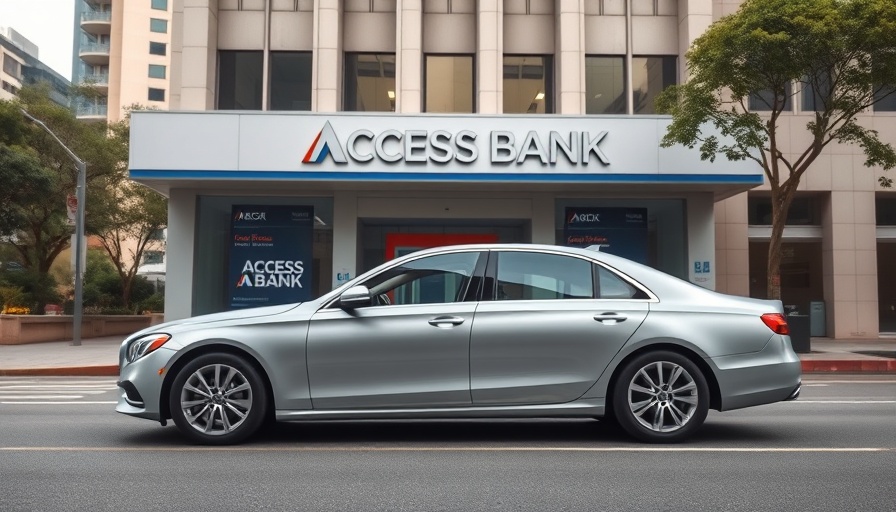 Access Bank building with parked car, National Bank of Kenya acquisition