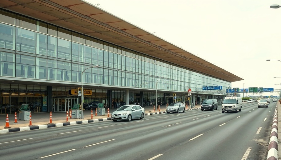 Ontario International Airport Terminal 2 exterior signaling passenger growth.
