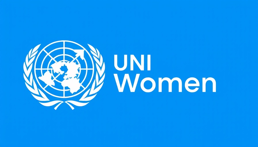 Logo for regional and country offices of UN Women, vibrant blue design.
