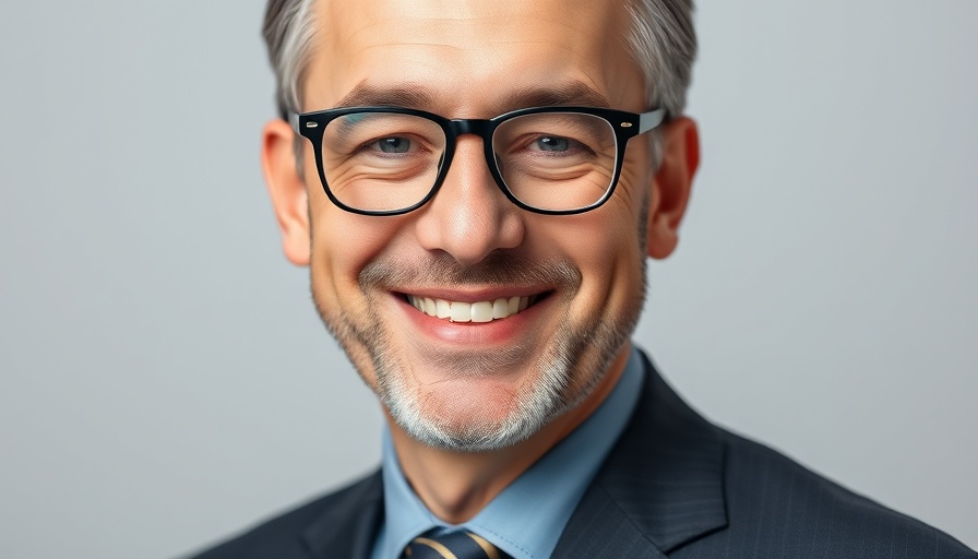 Smiling professional man in a suit, MAC Director of Project Delivery