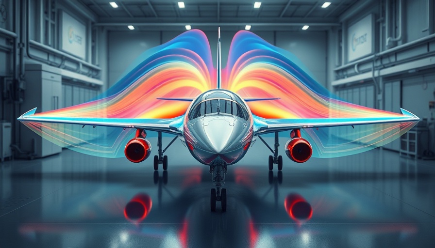 Aerodynamic prototype with AI airflow simulation in a lab setting