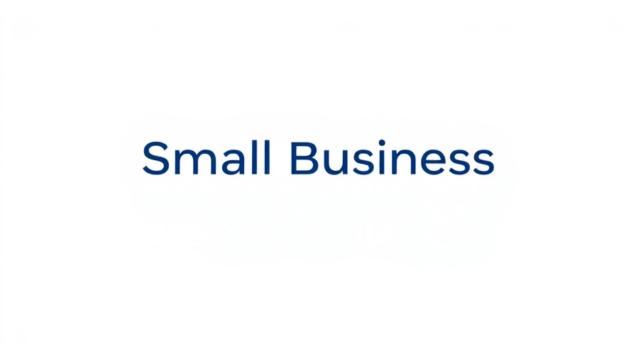 Minimalist Small Business TRENDS logo with blue circle