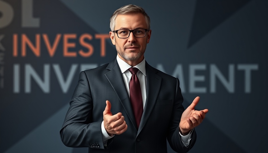 Understanding the Thinking of an Investor event poster with businessman.