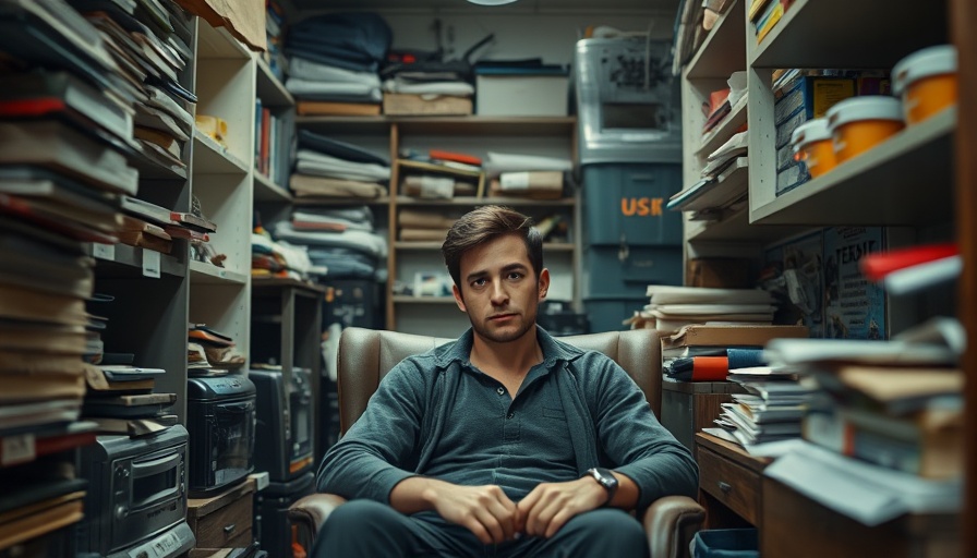 Contemplative man in cramped room amid Dublin housing crisis.